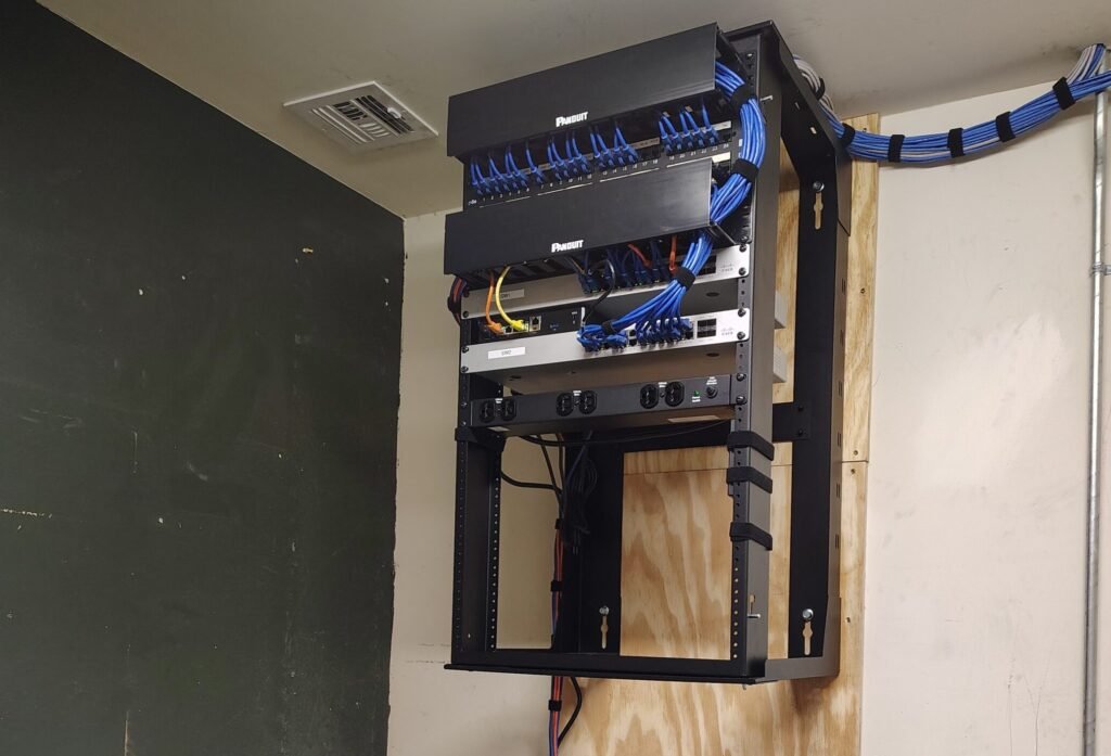 network cabling cleanup, network cable repair